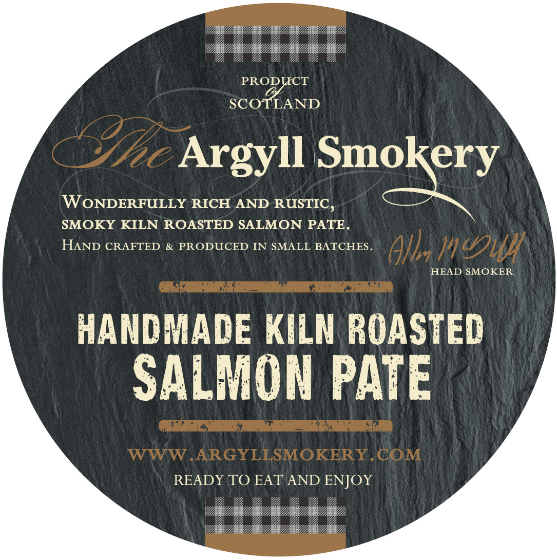 Argyll Smoked Salmon Pate 125gm Farmers Fayre