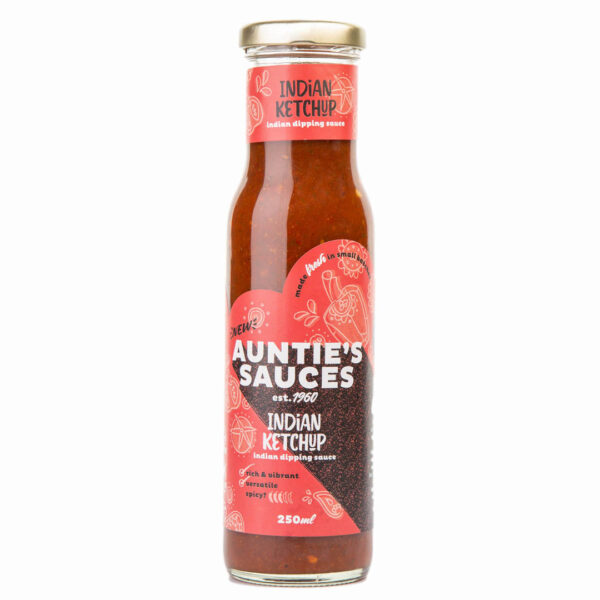 Auntie's Sauces Indian Dipping Sauces - Indian Ketchup 250ml