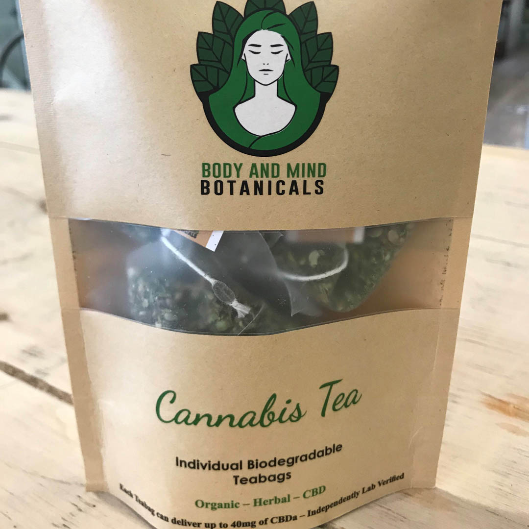 Body & Mind Botanicals Cannabis Tea x 10 bags Farmers Fayre