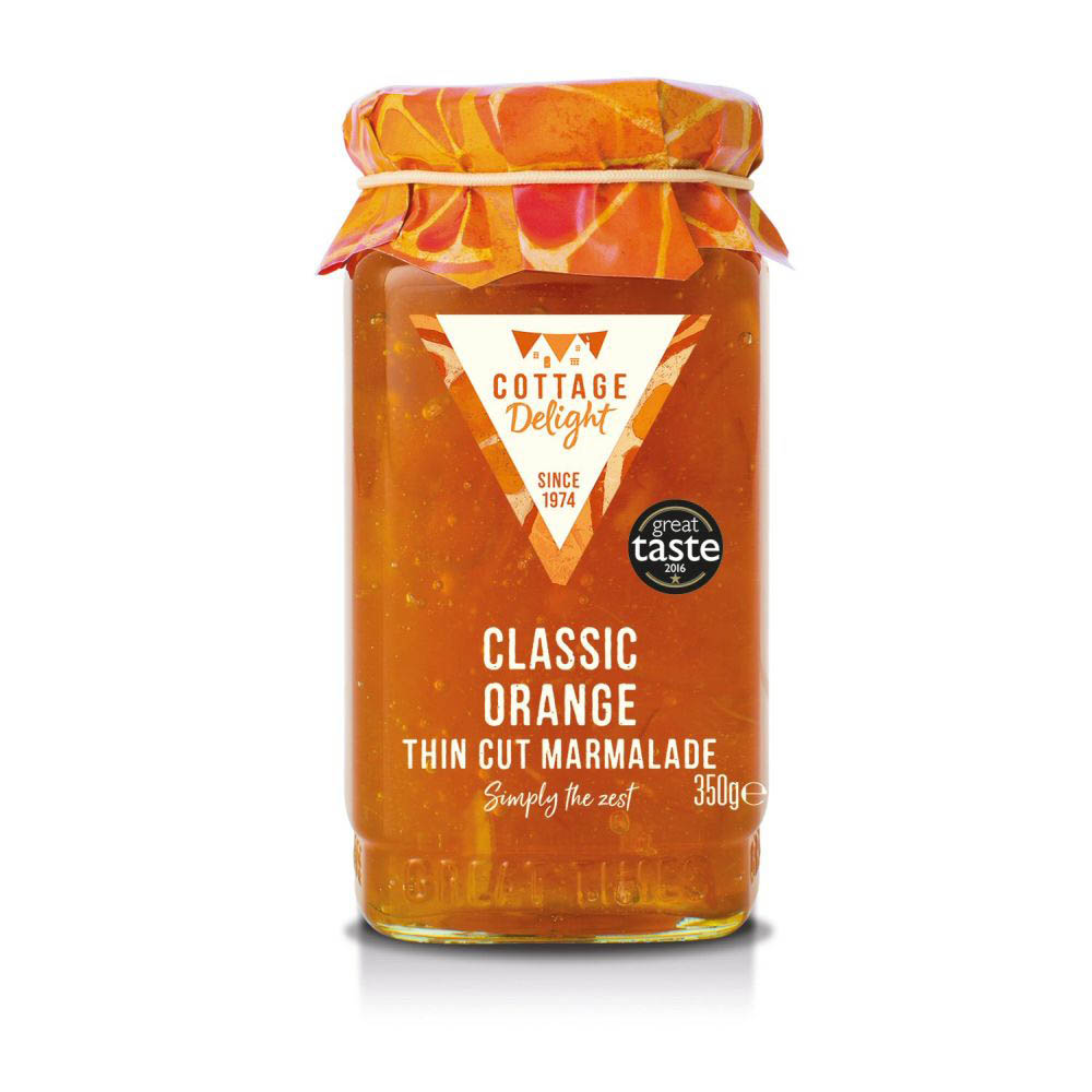 Cottage Delight Classic Orange Thin Cut Marmalade Farmers Fayre
