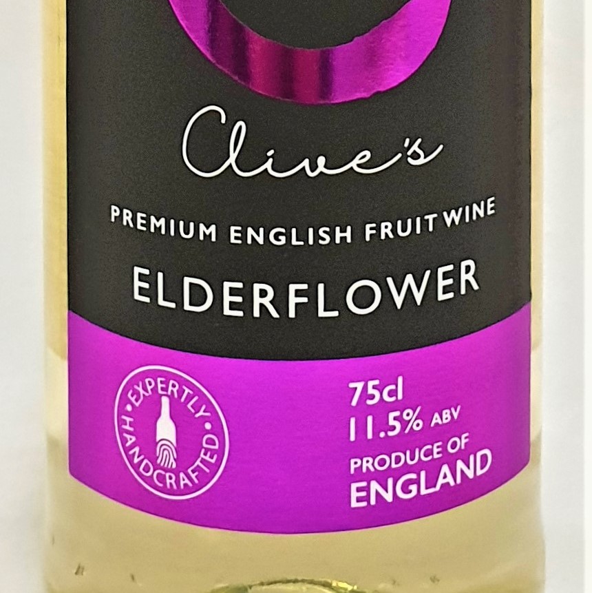 Elderflower Fruit Wine 11.5 Farmers Fayre
