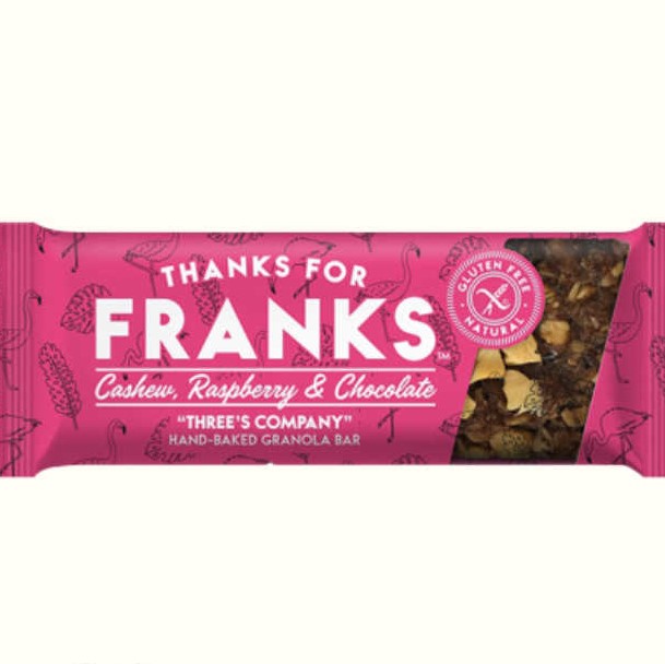 GLUTEN FREE Franks Hand Baked Granola Bar's Farmers Fayre
