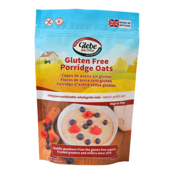 GLUTEN FREE Glebe Farm Porridge Oats 450g Farmers Fayre
