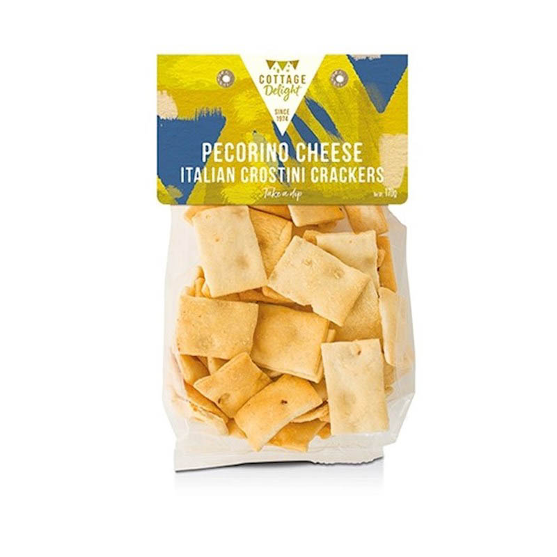 Pecorino Cheese Crostini Dipping Crackers 170g Farmers Fayre