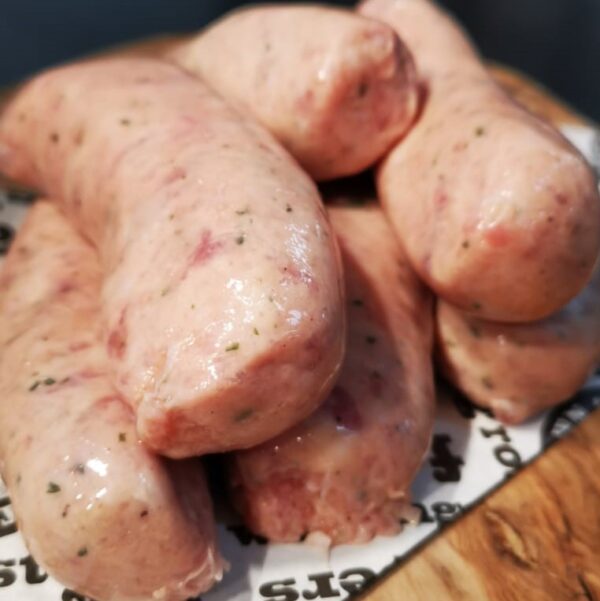 Quiqleys Cumberland Pork Sausage min 450gms