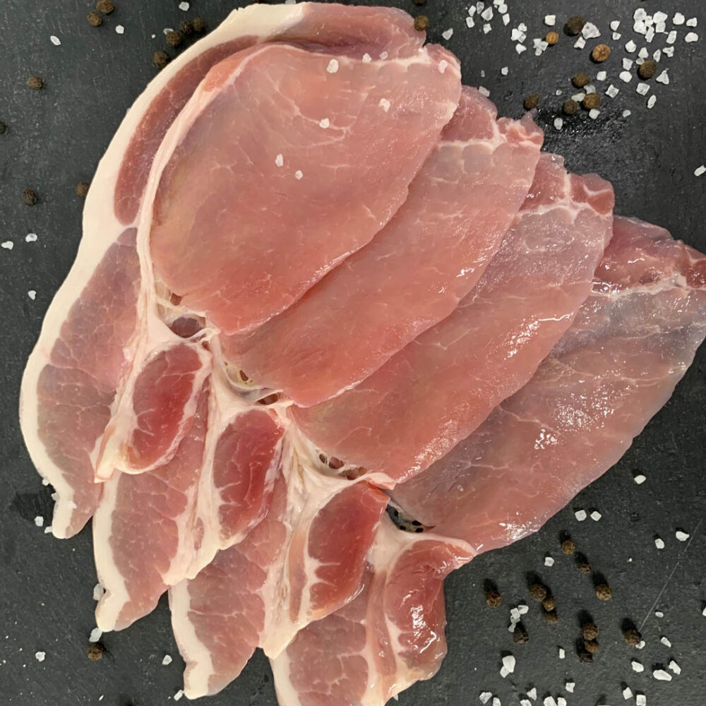 Sliced Back Bacon Min 500gm