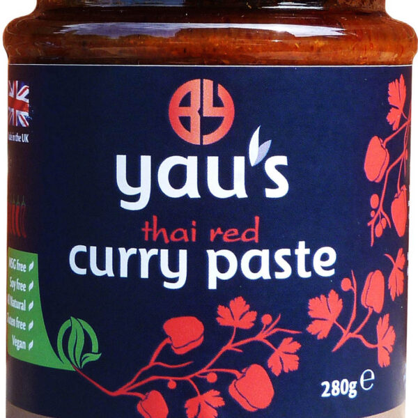 Yaus GLUTEN FREE Thai Red Curry Paste 280gm