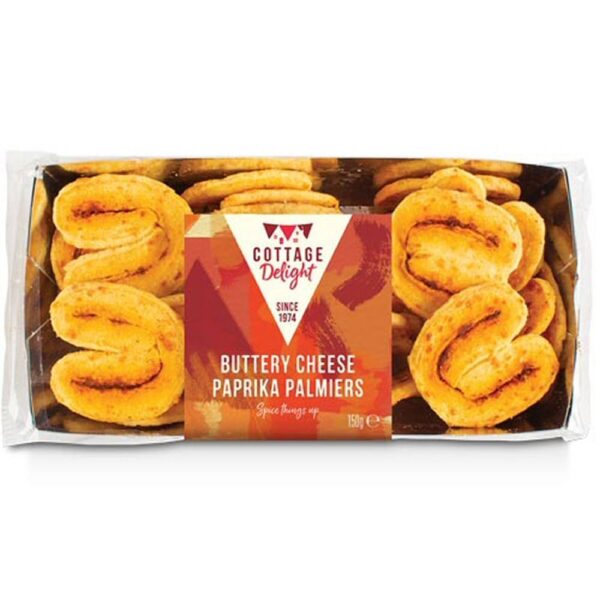 Buttery Cheese Paprika Palmiers by Cottage Delight 150g **Special Offer 2 for £7.00**