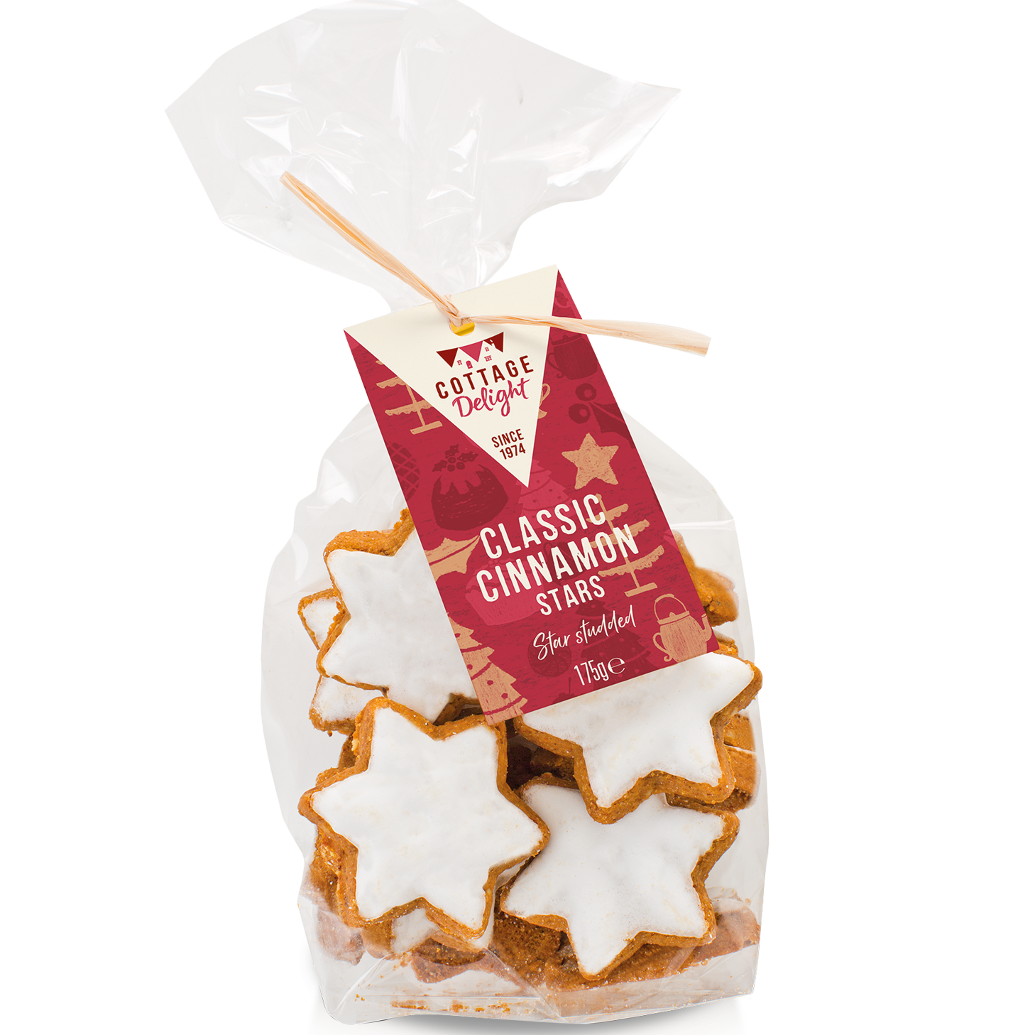 Cottage Delight Classic Cinnamon Stars 175g Farmers Fayre