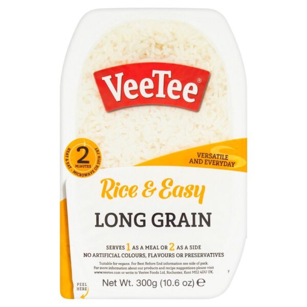 Veetee Long Grain Rice 300g