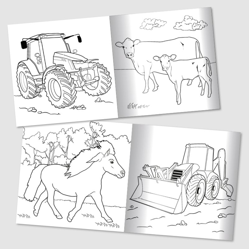 Tractor Ted Colouring Book Farmers Fayre